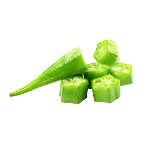 Ladies Finger Sliced