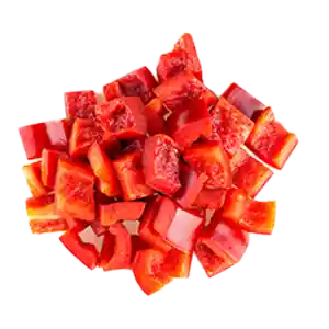Color Capsicum Red Cut