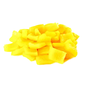 Color Capsicum Yellow Cut